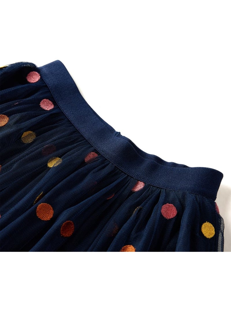 Jupe En Tulle Pour Enfants Coton - VidaXL Bleu - Kiabi