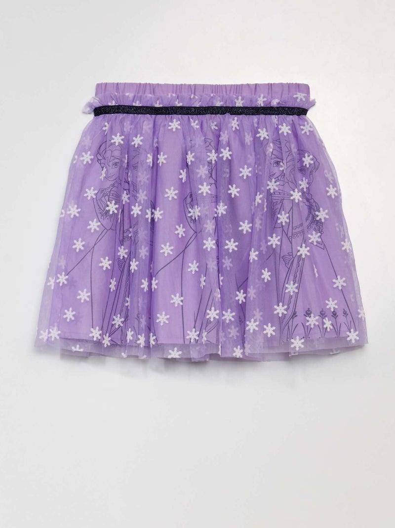 Jupe en tulle 'Reine des neiges' 'Disney' Violet - Kiabi