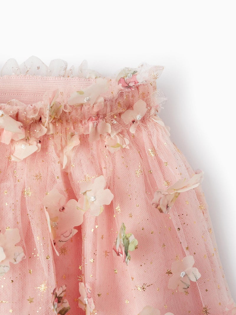 Jupe en tulle rose pour fille CÉRÉMONIE Rose - Kiabi