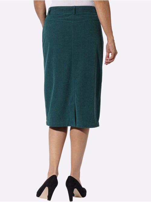 Jupe en velours côtelé en polyester recyclé - taille standard - witt - Kiabi Jupe en velours côtelé en polyester recyclé - taille standard - witt - Kiabi