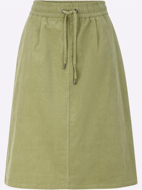 Jupe En Velours Côtelé Qualité Coton Doux Sur La Peau - Taille Standard - Witt - Kiabi Jupe En Velours Côtelé Qualité Coton Doux Sur La Peau - Taille Standard - Witt - Kiabi