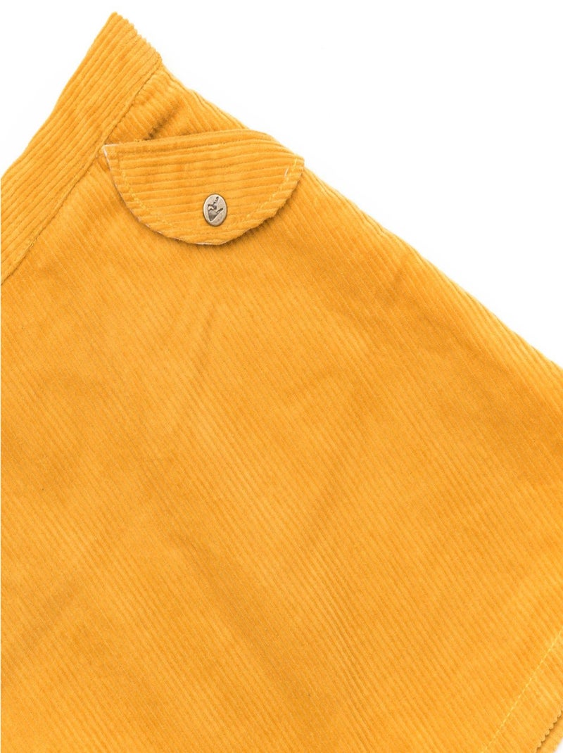 Jupe   en Velours   VANESSA - La Faute à Voltaire Jaune - Kiabi