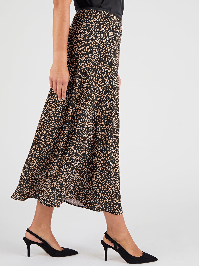 Jupe enfilable - Damart Noir - Kiabi