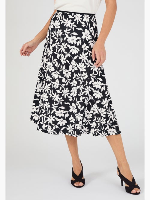 Jupe enfilable bicolore - Damart - Kiabi