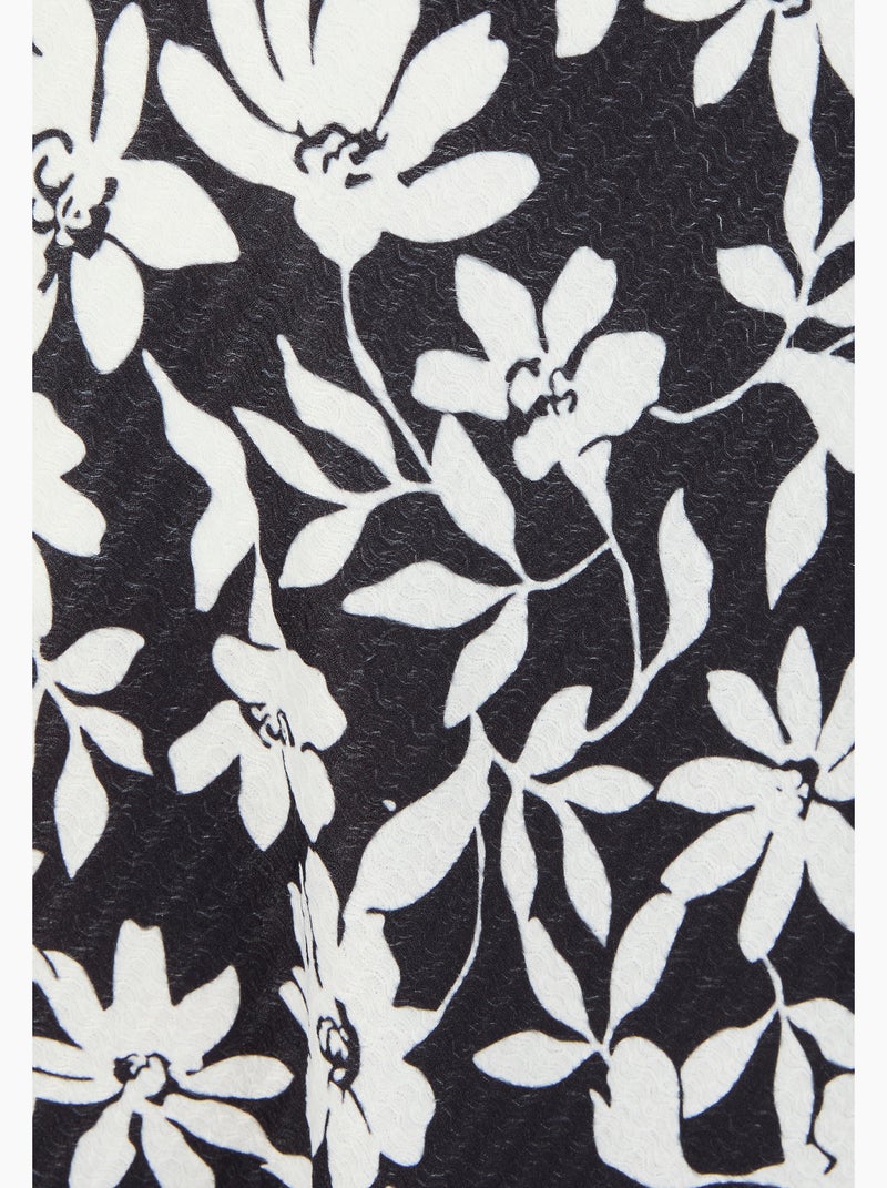 Jupe enfilable bicolore - Damart Noir - Kiabi