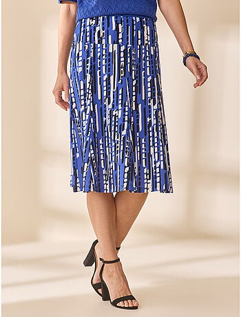 Jupe entièrement élastiquée en maille - DAXON