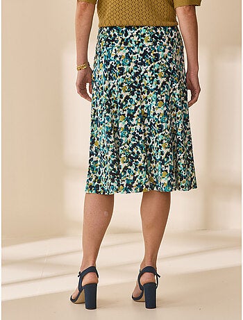 Jupe entièrement élastiquée en maille - DAXON