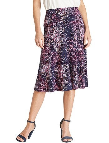 Jupe entièrement élastiquée en maille - DAXON