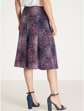 Jupe entièrement élastiquée en maille - DAXON