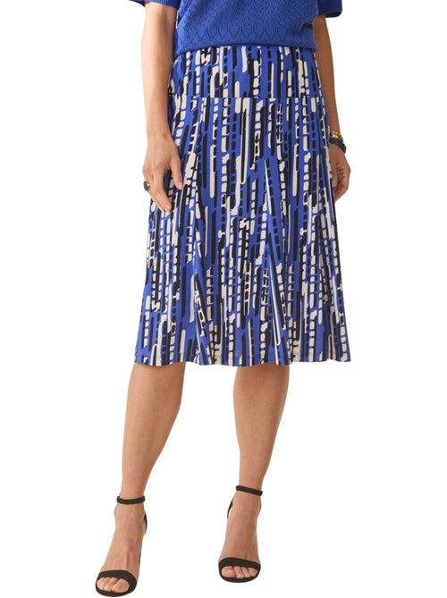 Jupe entièrement élastiquée en maille - Kiabi