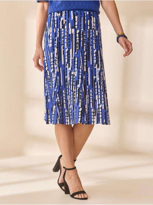 Jupe entièrement élastiquée en maille - Kiabi