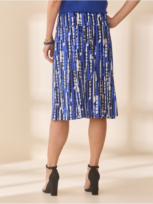 Jupe entièrement élastiquée en maille - Kiabi