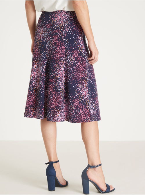 Jupe entièrement élastiquée en maille - Kiabi