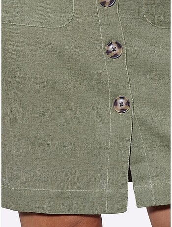 Jupe Estivale 55% Lin - Taille Standard - Helline