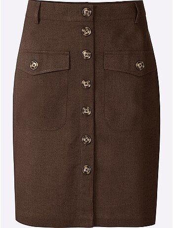 Jupe Estivale 55% Lin - Taille Standard - Helline