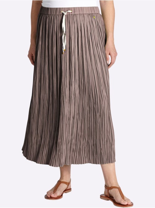 Jupe Estivale Effet Froissé Tendance - Taille Standard - Sheego - Kiabi
