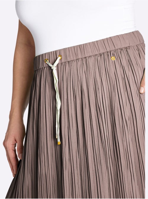 Jupe Estivale Effet Froissé Tendance - Taille Standard - Sheego - Kiabi
