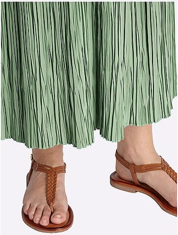 Jupe Estivale Effet Froissé Tendance - Taille Standard - Sheego