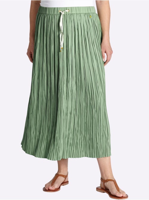 Jupe Estivale Effet Froissé Tendance - Taille Standard - Sheego - Kiabi