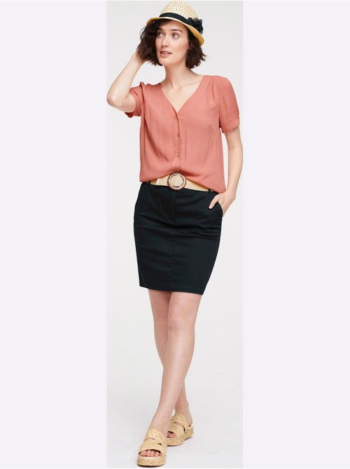 Jupe Estivale Facile à Associer En été - Taille Standard - helline - Kiabi