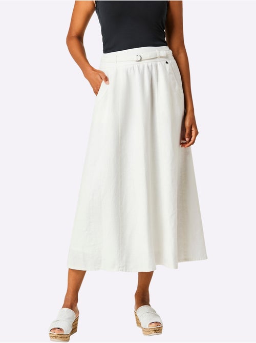 Jupe Estivale Pur Lin - Taille Standard - Helline - Kiabi
