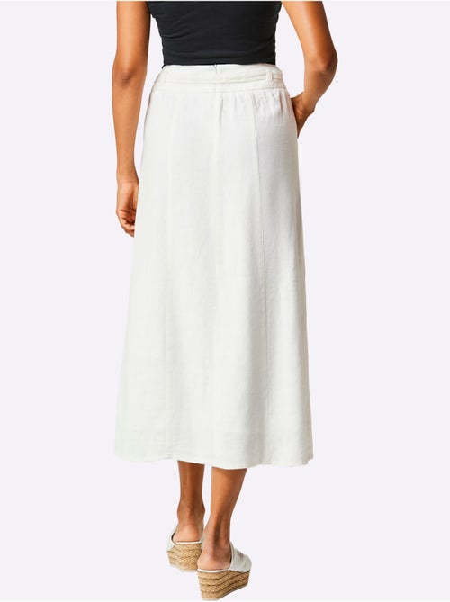 Jupe Estivale Pur Lin - Taille Standard - Helline - Kiabi