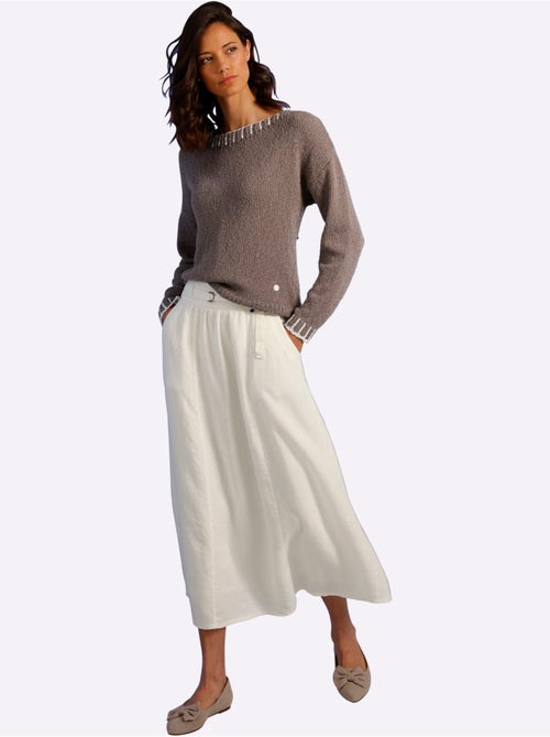 Jupe Estivale Pur Lin - Taille Standard - Helline - Kiabi
