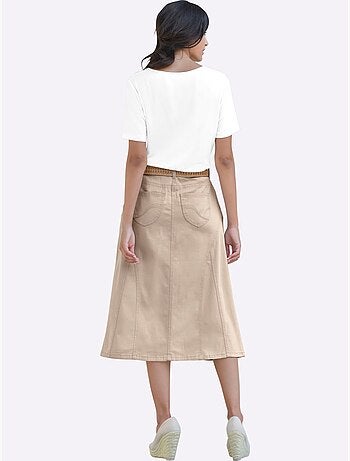 Jupe Estivale Qualité Coton - Taille Courte - Witt
