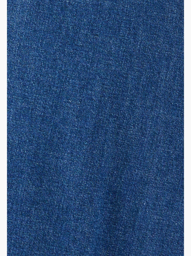 Jupe évasée boutonnée - damart Bleu foncé - Kiabi