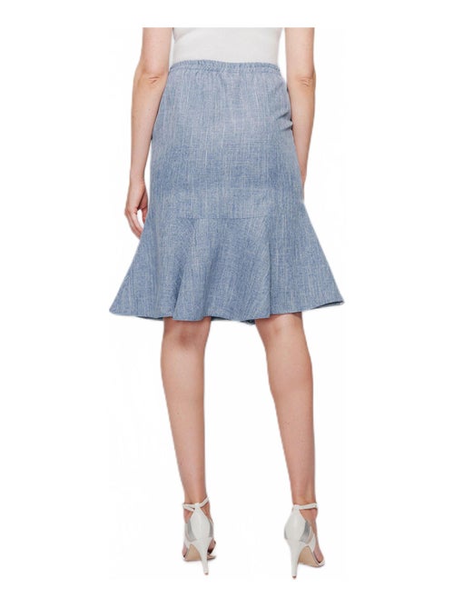 Jupe évasée ceinture élastiquée - Kiabi