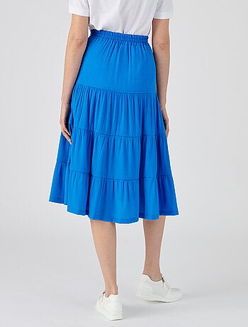 Jupe évasée crépon - Damart