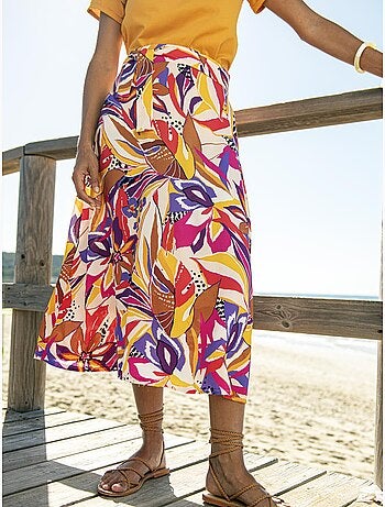 Jupe évasée élastiquée - DAXON