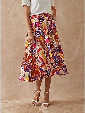 Jupe évasée élastiquée - DAXON