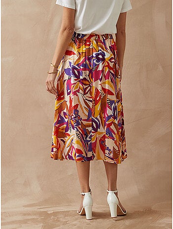 Jupe évasée élastiquée - DAXON