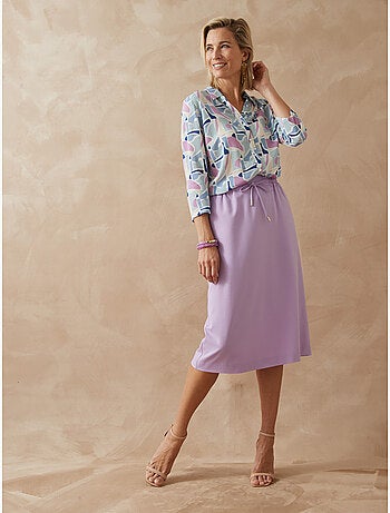 Jupe évasée élastiquée - DAXON