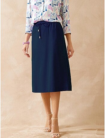 Jupe évasée élastiquée