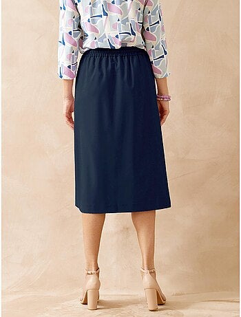 Jupe évasée élastiquée