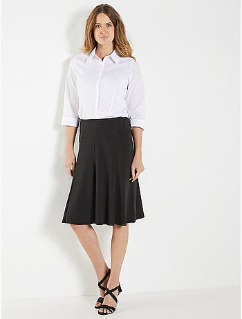 Jupe évasée entièrement élastiquée - DAXON