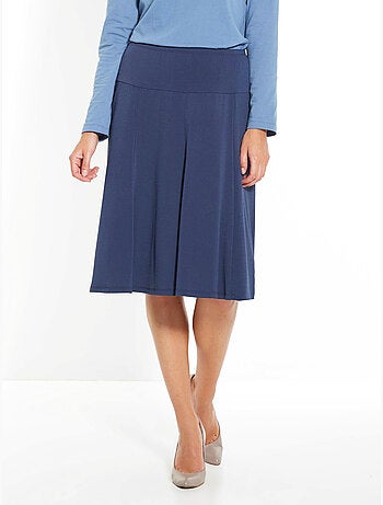 Jupe évasée entièrement élastiquée