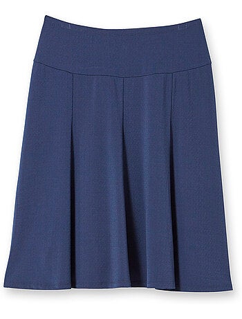 Jupe évasée entièrement élastiquée