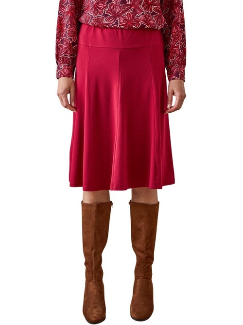 Jupe évasée entièrement élastiquée - Kiabi