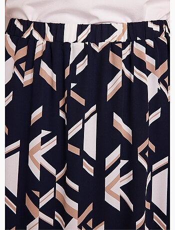 Jupe évasée imprimée - Afibel