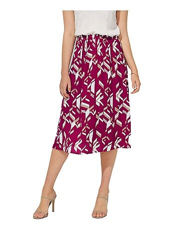 Jupe évasée imprimée - Afibel