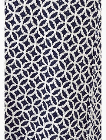 Jupe évasée maille jacquard - Damart