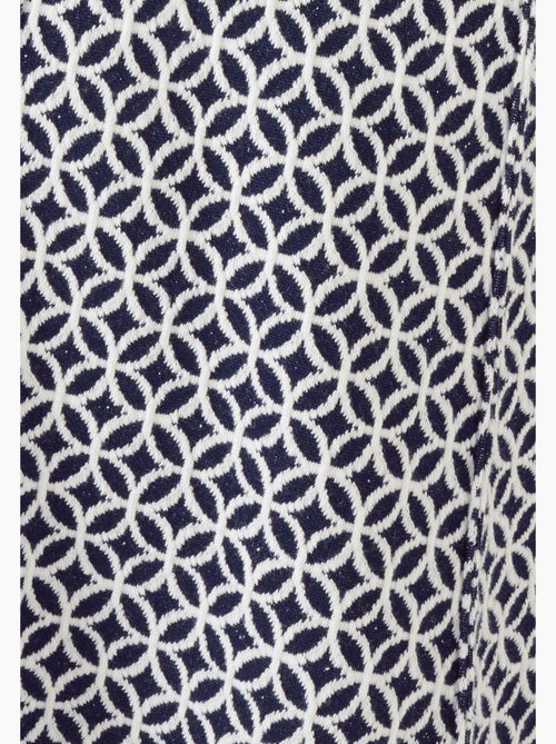 Jupe évasée maille jacquard - Damart - Kiabi