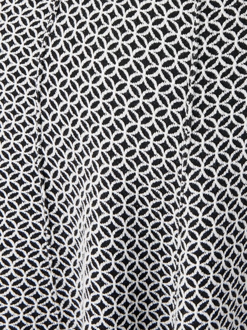Jupe évasée maille jacquard - Damart - Kiabi