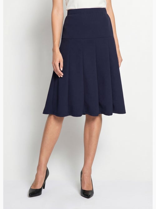 Jupe évasée mi longue unie taille élastiquée - afibel - Kiabi Jupe évasée mi longue unie taille élastiquée - afibel - Kiabi