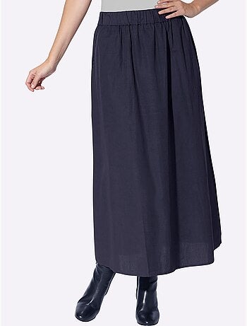 Jupe évasée qualité tissée - taille standard - helline