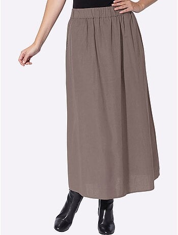 Jupe évasée qualité tissée - taille standard - helline