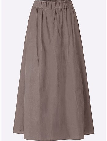 Jupe évasée qualité tissée - taille standard - helline